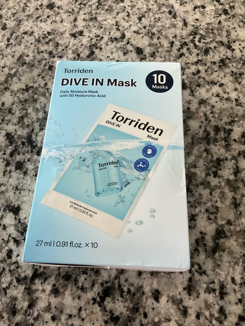 Torriden DIVE IN Moisture Mask -  (10 Masks) NWT